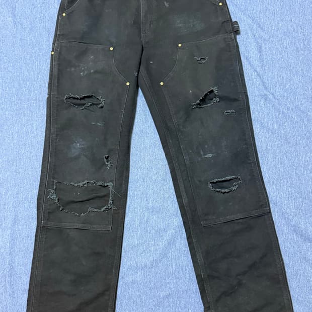 USA 칼하트 B01 블랙 썩블니 33x34
