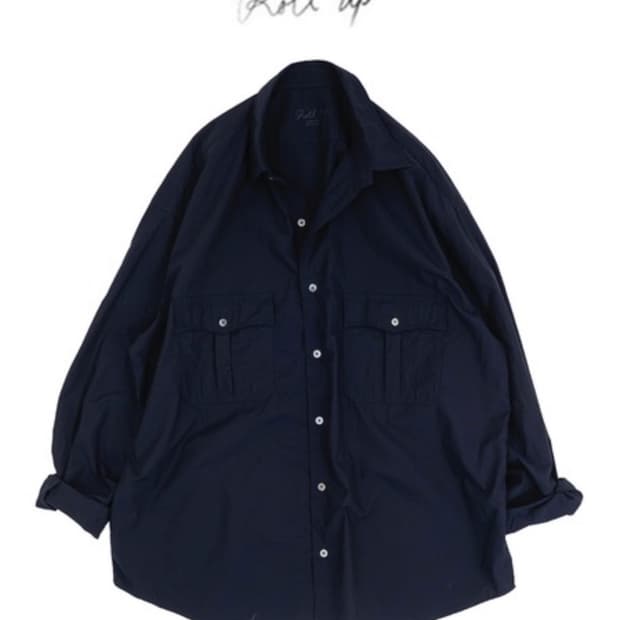 porter classic 포터클래식 롤업 코튼 셔츠