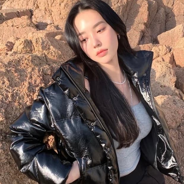 페일제이드 글로시 패딩 푸퍼 자켓