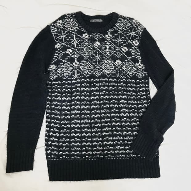 vintage 뜨개 니트