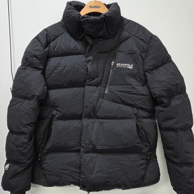 빈폴 스포츠 아웃도어 블랙 다운 패딩 점퍼 100