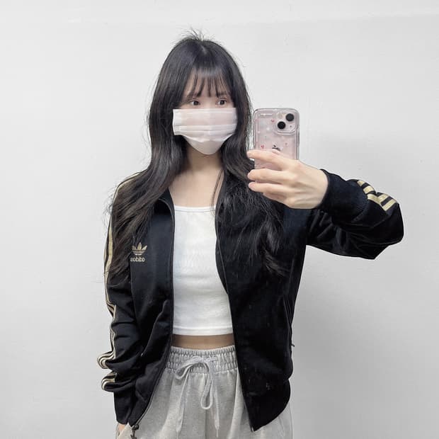 아디다스 파이어버드 트랙탑 져지 블랙 골드