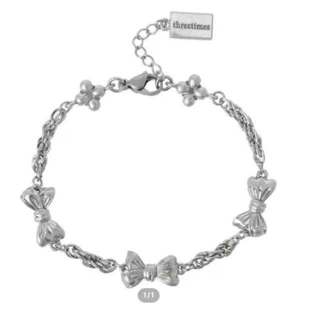 쓰리타임즈 Bestie chain bracelet 팔찌
