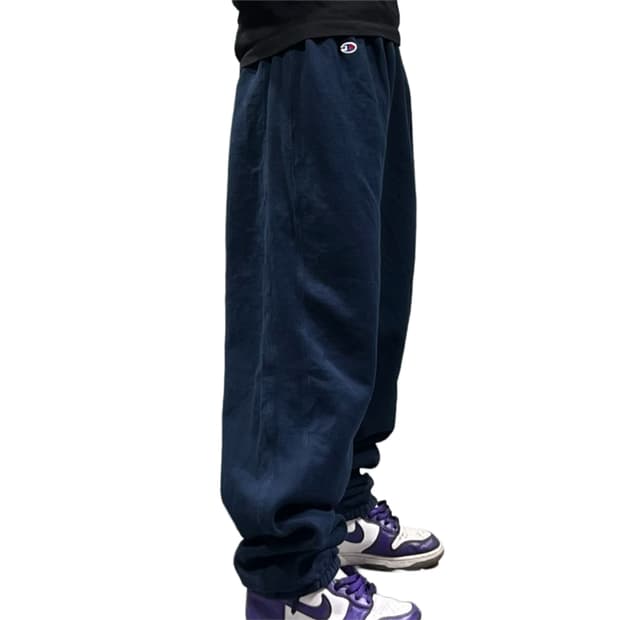 챔피온 네이비 베이직 면츄바(주머니 없음)