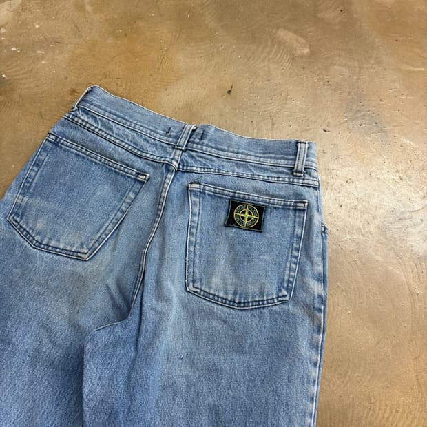 90s 스톤아일랜드 그린엣지 데님