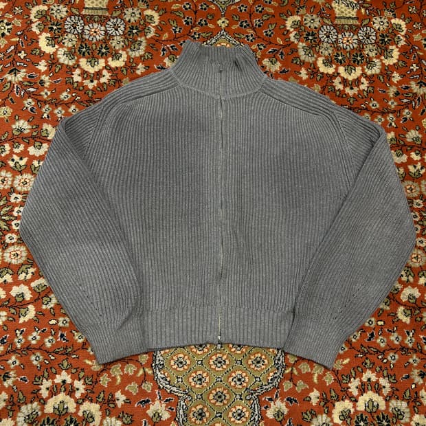 [46] 엘무드 니트 집업 그레이