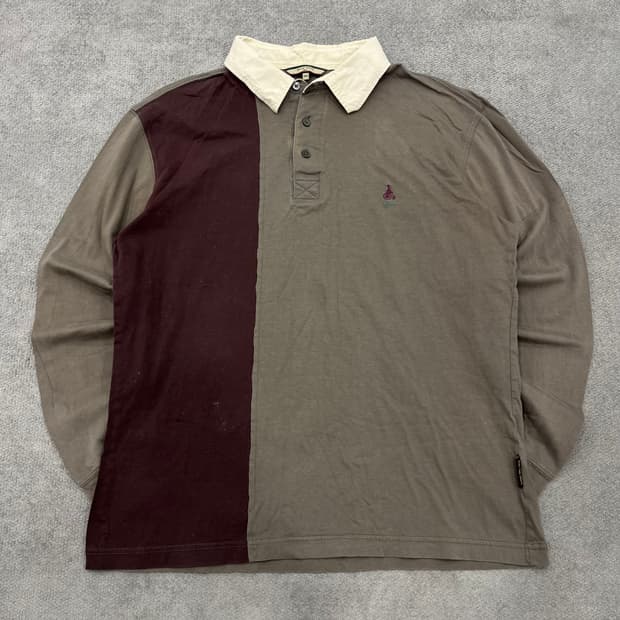 100 빈폴 럭비 카라 긴팔 티셔츠