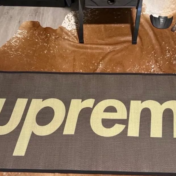 슈프림 우븐 매트 블랙