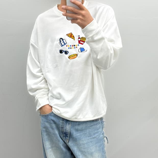 Hrem 남성 맨투맨