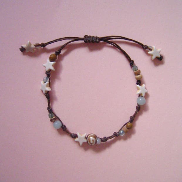 short wood star bracelet 쇼트 우드 스타 팔찌