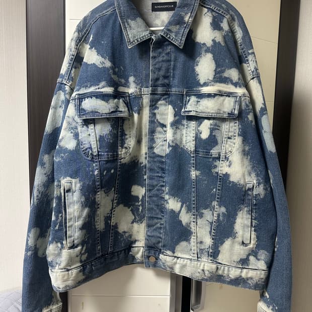 선데이오프클럽 블리치드 데님 자켓