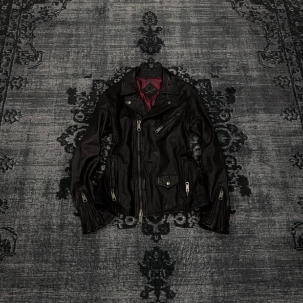 Semantic design x Abordage goat 라이더 자켓