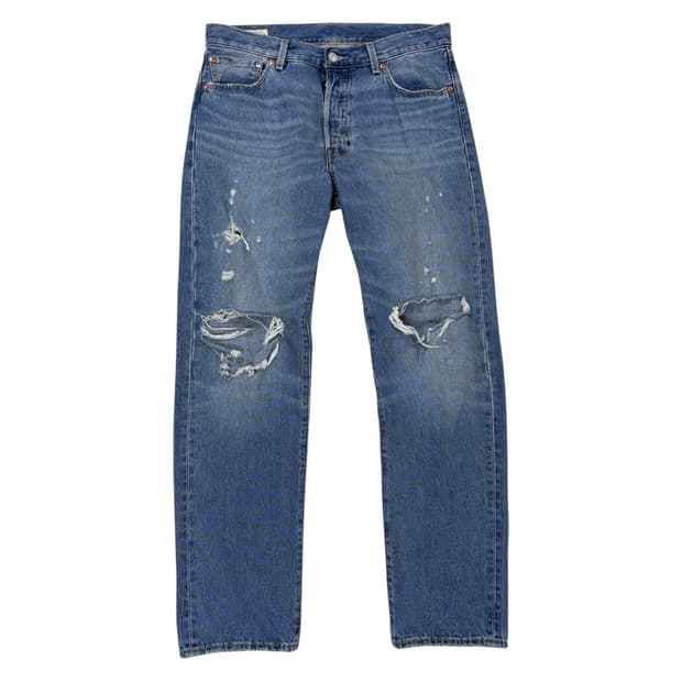 [34x32] Levis 리바이스 501 디스트로이드 진 팬츠 e1