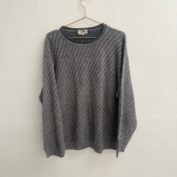 살바토레 페라가모 빈티지 패턴 니트 (M)