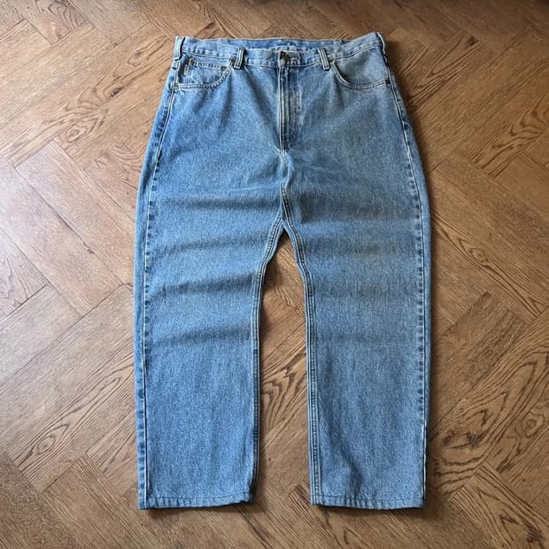 [38]칼하트 USA 미디엄블루 워크 데님 팬츠