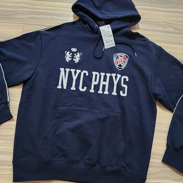 스파오트랙후드티셔츠네이비xl