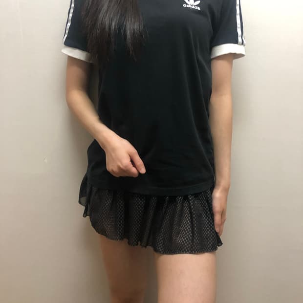 빈티지 아디다스 블랙 파이어버드 티셔츠