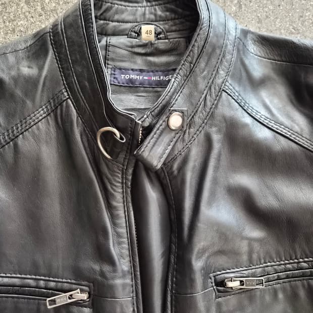토미힐피거 양가죽쟈켓