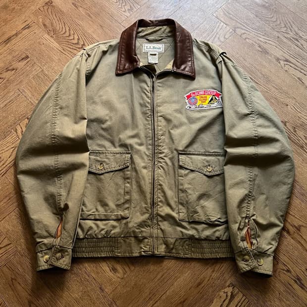 [L]90's 엘엘빈 USA A-2 플라이트 자켓