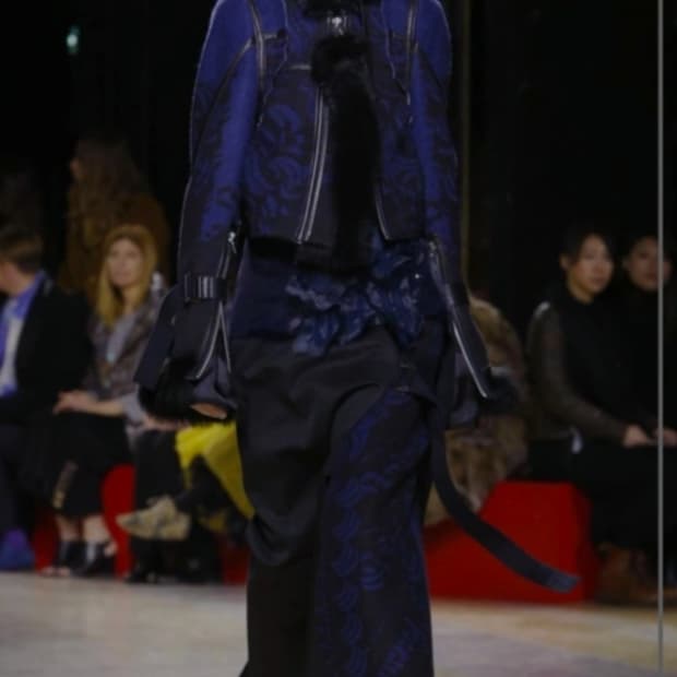 사카이 컬렉션 겨울 코트