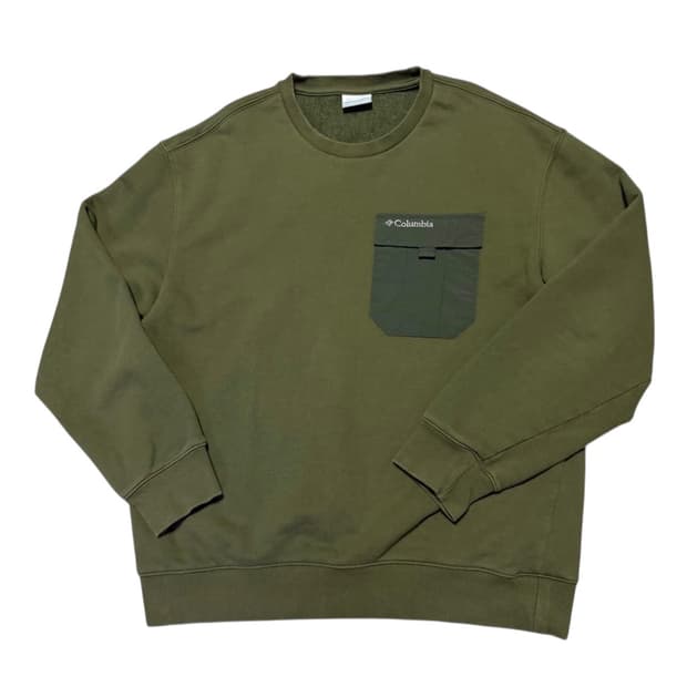 컬럼비아 포켓 맨투맨