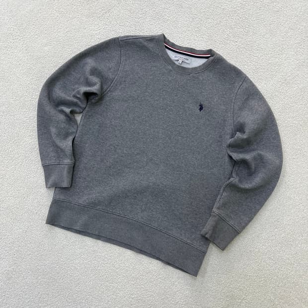 M US폴로 기모 긴팔 맨투맨 0402M