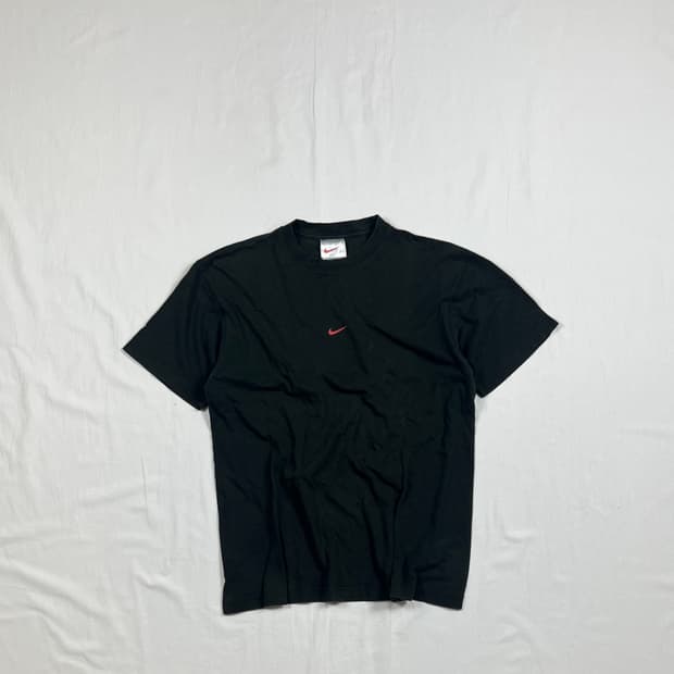 90‘s 나이키 nike 센터 스우시 에어 프린트 반팔티