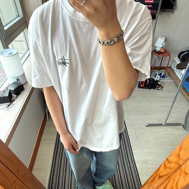 스투시 베이직 반팔 티셔츠