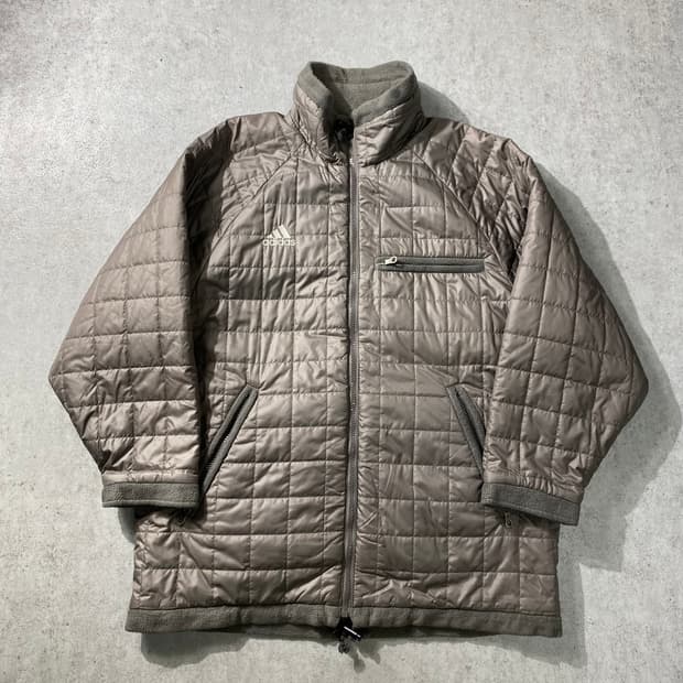 [S-M] 90s Adidas 아디다스 리버서블 패딩 플리스 자켓