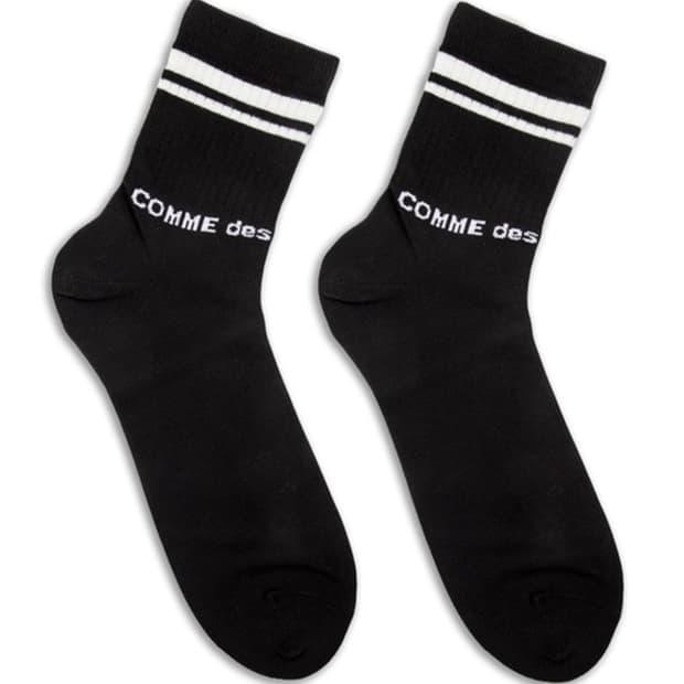 꼼데가르송 앵클 스트라이프 양말