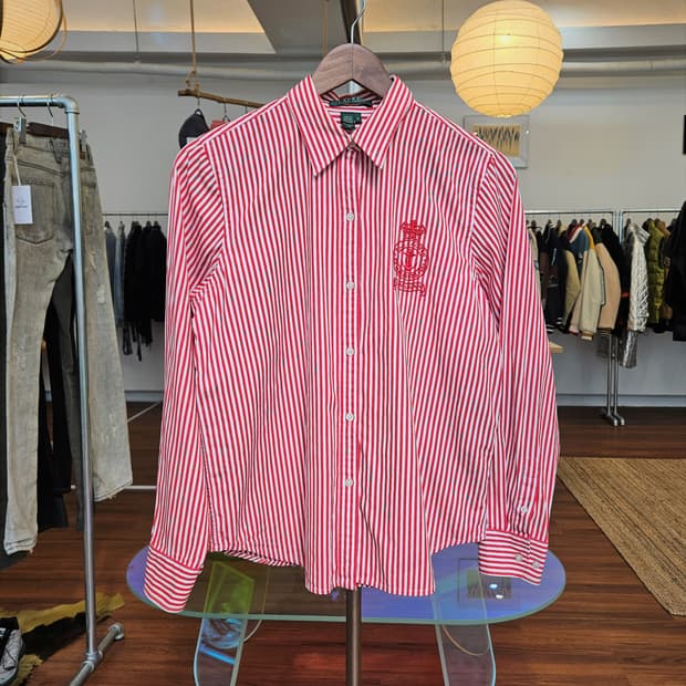 로렌 랄프로렌 스트라이프 셔츠