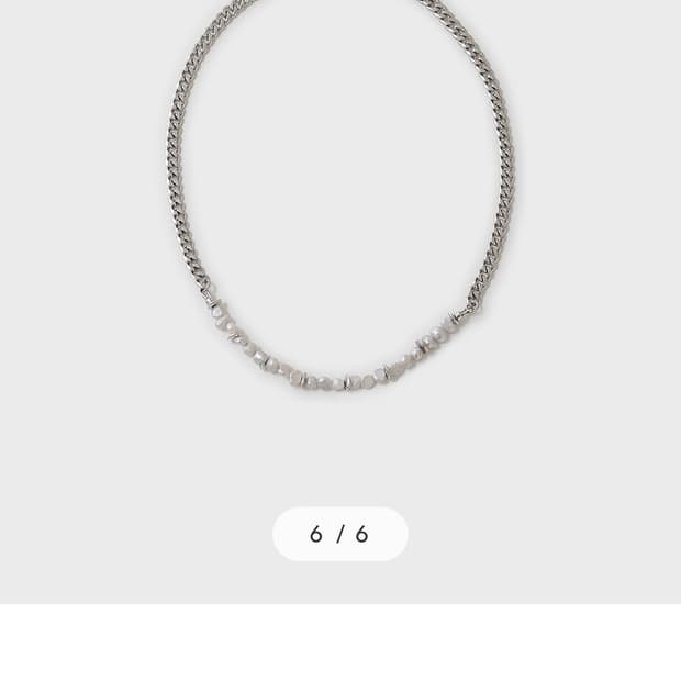 벨리에 체인 퍼 네클리스