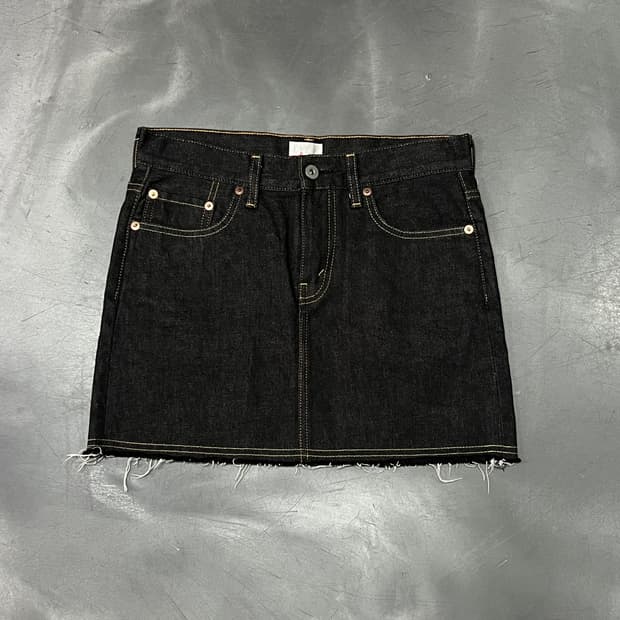 꼼데가르송 준야와타나베 레이스 데님 스커트 +명품감정서 y15208