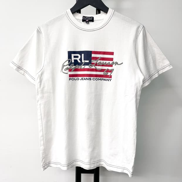 폴로 진스 컴퍼니 스타 & 스트라이프 티셔츠