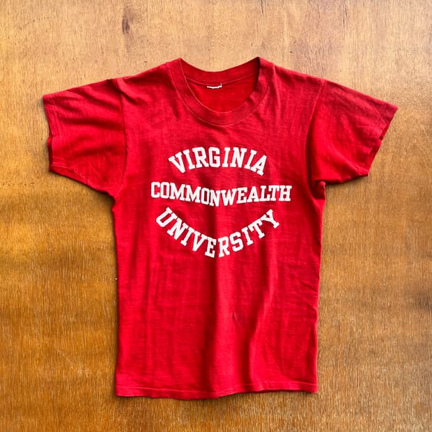 70s University College Print T-Shirt