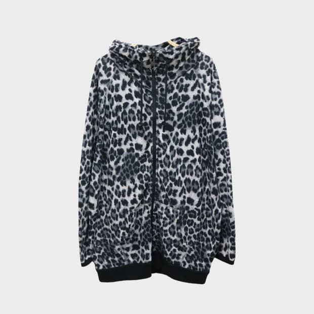 디그딥 호피 롱 후드 집업 61199