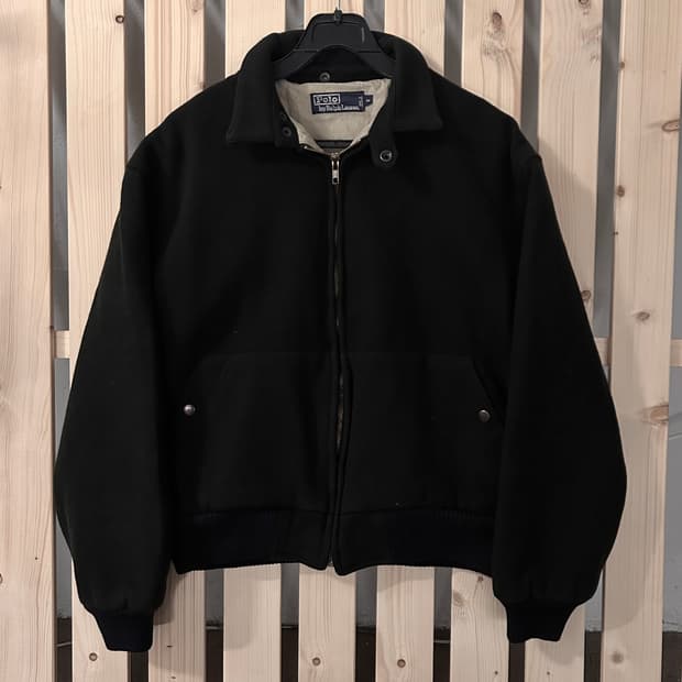  (M) 폴로90s 울 블루종 자켓