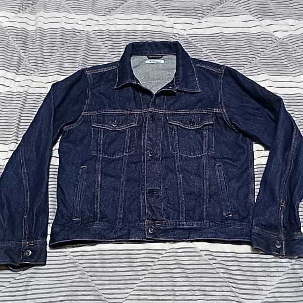 탑텐 청자켓 105 가슴59 기장64