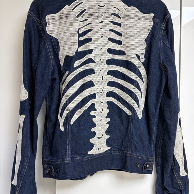 (44) 캐피탈 본 데님자켓