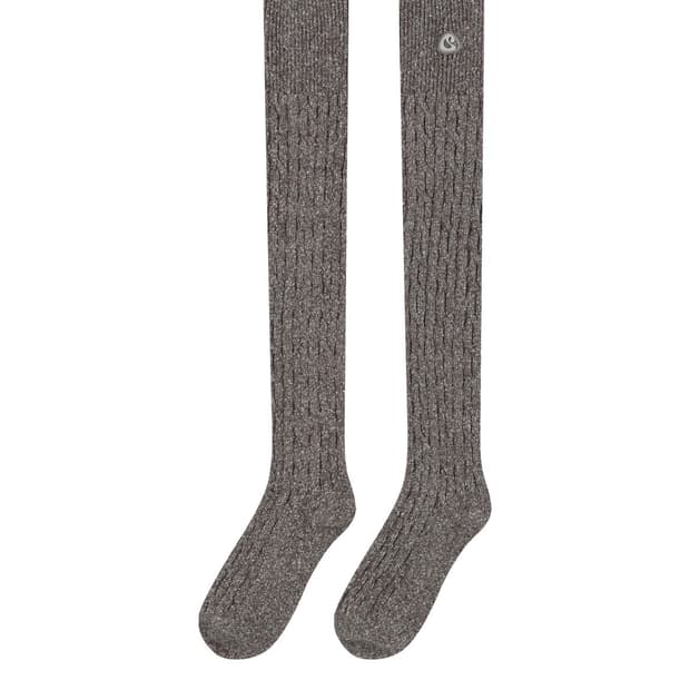 코이세이오 폼폼 오버 니삭스 브라운 