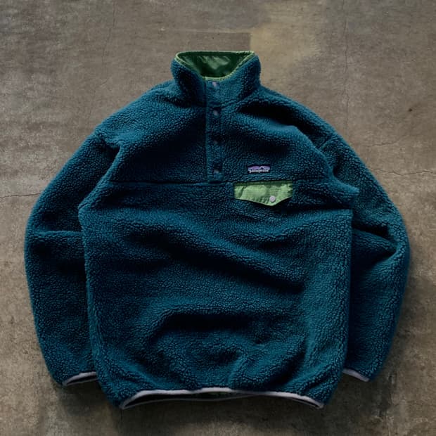 2000s 파타고니아 리버시블 글리세이드 풀오버 KIDS 12-14