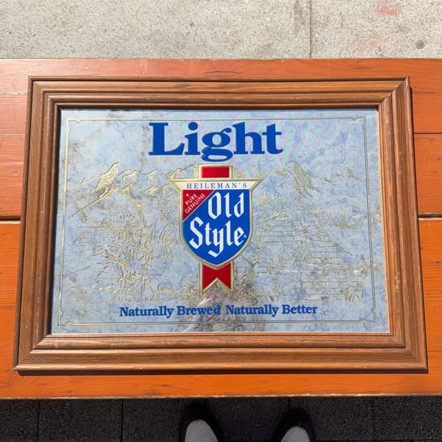 빈티지 소품 Heilemans Beer 거울액자