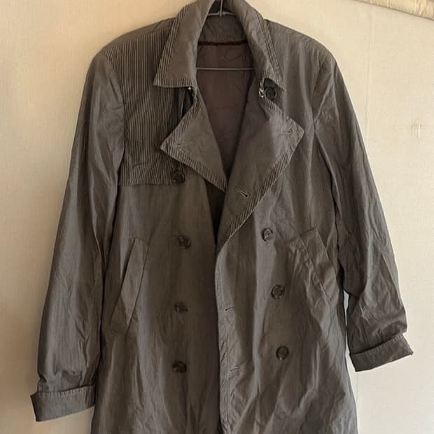 알렉산더 맥퀸 스트라이프 피코트 46