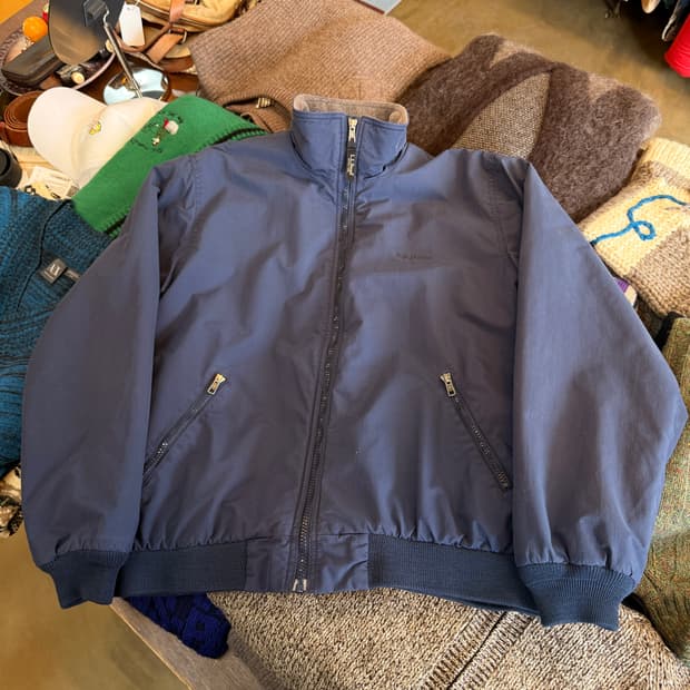엘엘빈 네이비 웜업자켓