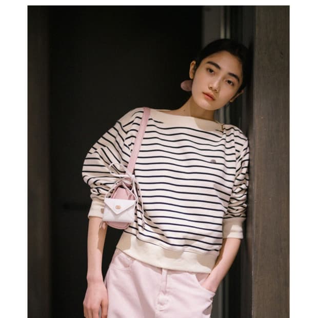 새옷> oro 스트라이프 스웻셔츠.맨투맨