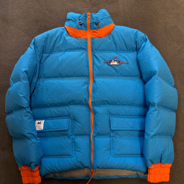 아더에러 블루 다운 푸퍼 패딩 초급처 