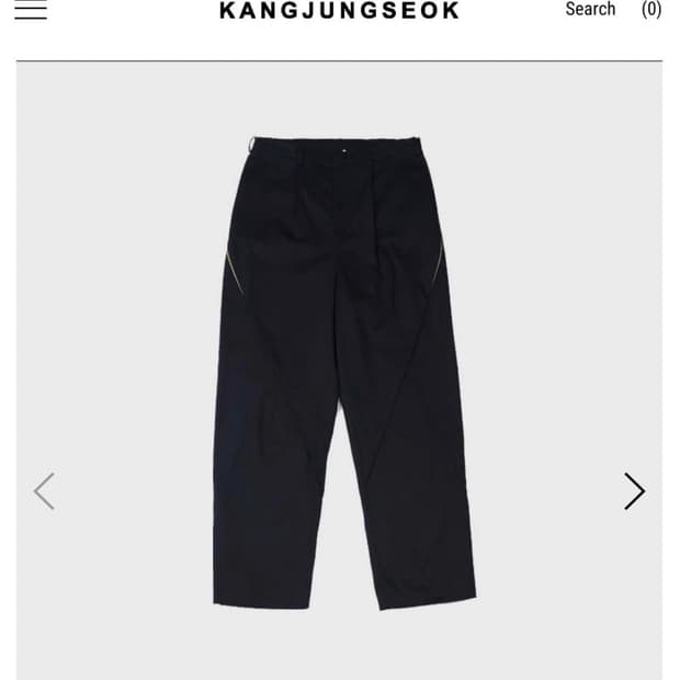 (3) 강정석 CONCEALED TROUSERS NAVY