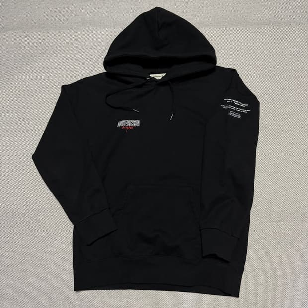 앤더슨벨 17fw 빅로고 후드티