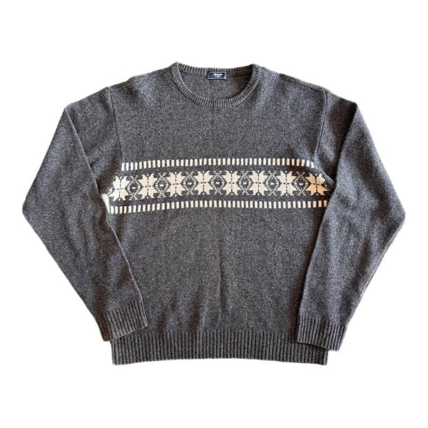 Kent snowflake wool sweater