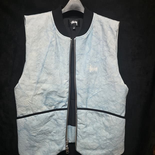 스투시 워싱 베스트